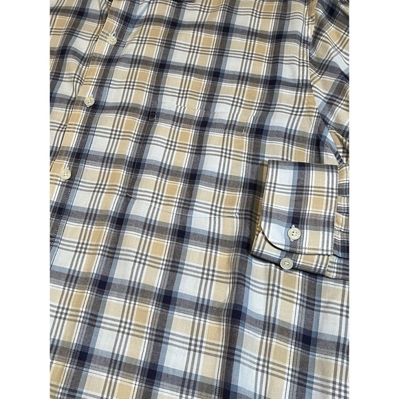 Southern Pines Long Sleeve Button Down Shirt Mens Large Cotton Spandex Plaid - Picture 3 of 5